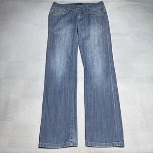 Givenchy Modern Fit Jeans Mens 30x33 Straight Leg Distressed Faded Medium Wash